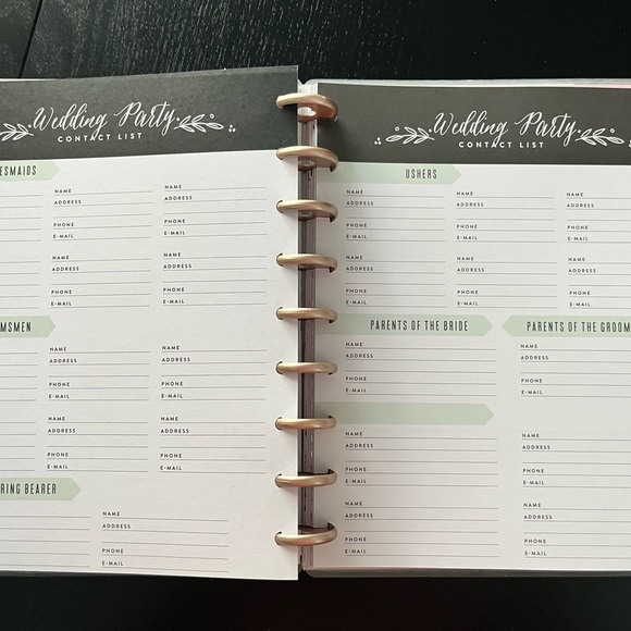 NWOT Wedding Planner Work Book - Picture 2 of 3